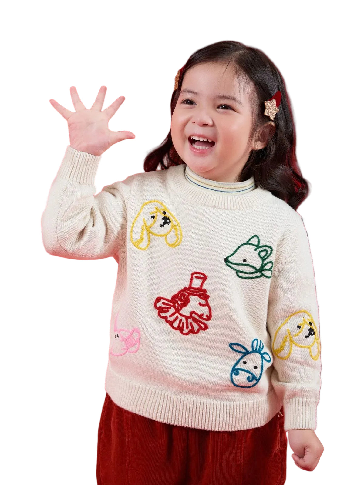 (Pre-Order) Zozo Mommy Doodle Animal Sweater