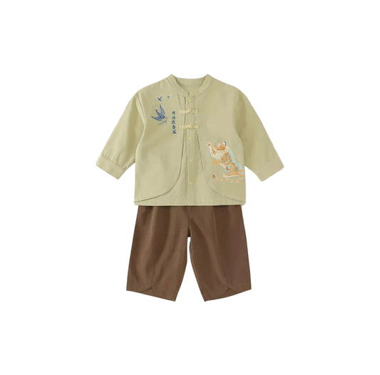 (Pre-Order) Han Gong Fu Casual Hanfu Set