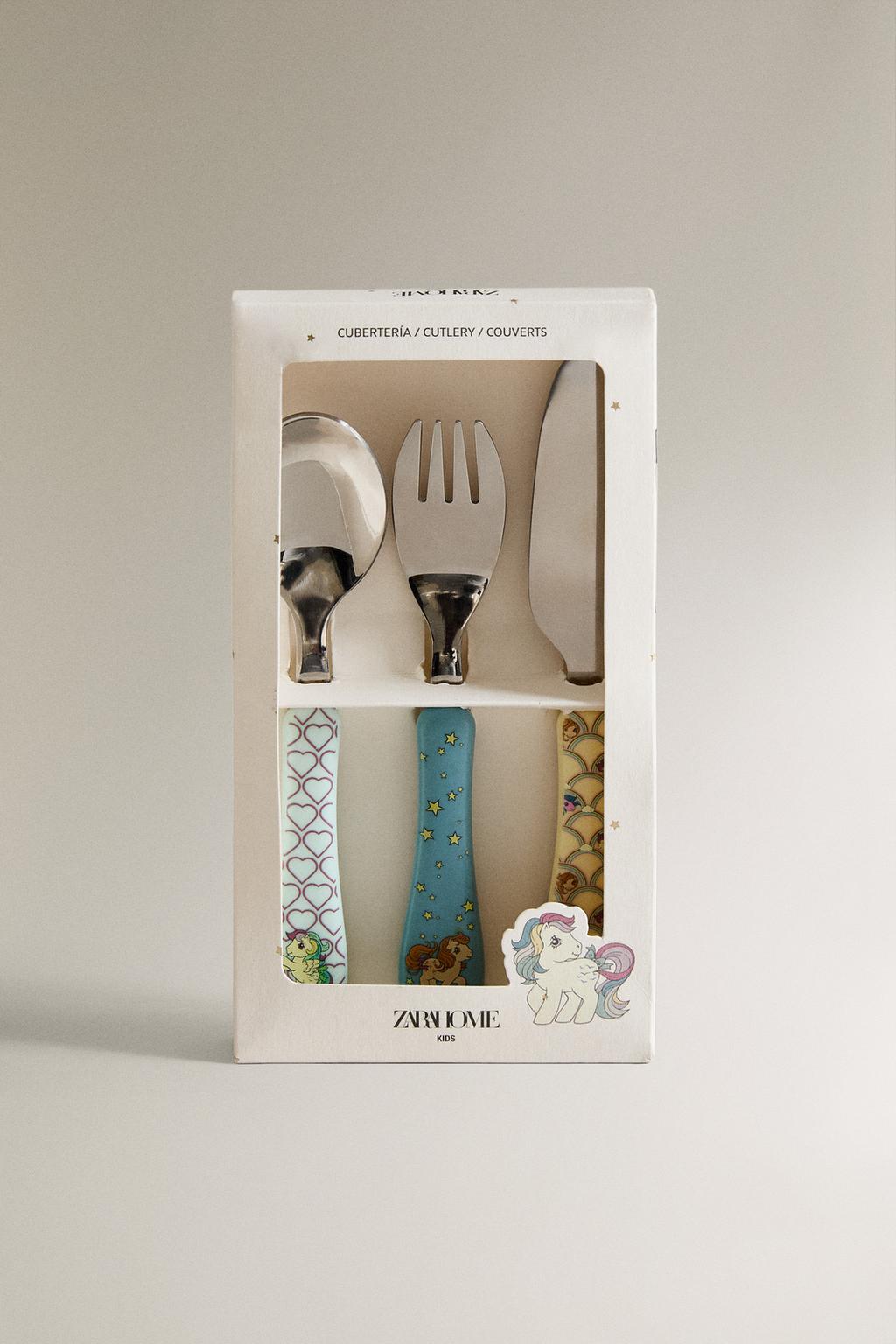(Pre-Order) Zara Home Kids’ My Little Pony© Cutlery Set