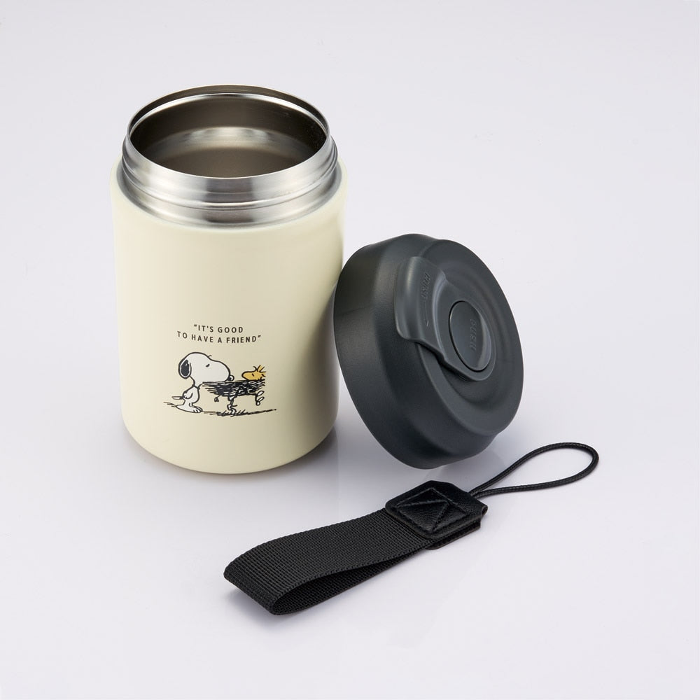 (Pre-Order) Skater Easy Mug Bottle Water Bottle 380ml Warm Cold Insulation Stainless Steel One Push  Snoopy