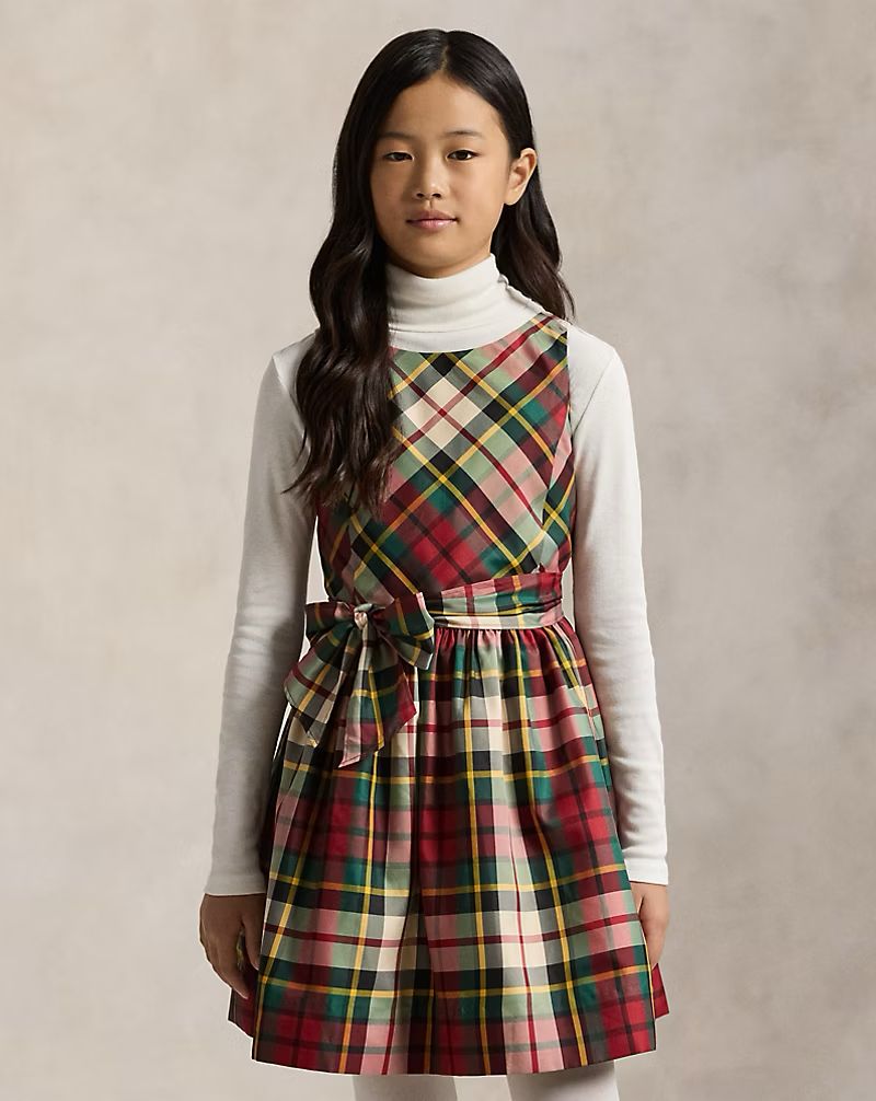 (Pre-Order) Ralph Lauren Ralph Lauren Tartan Taffeta Dress