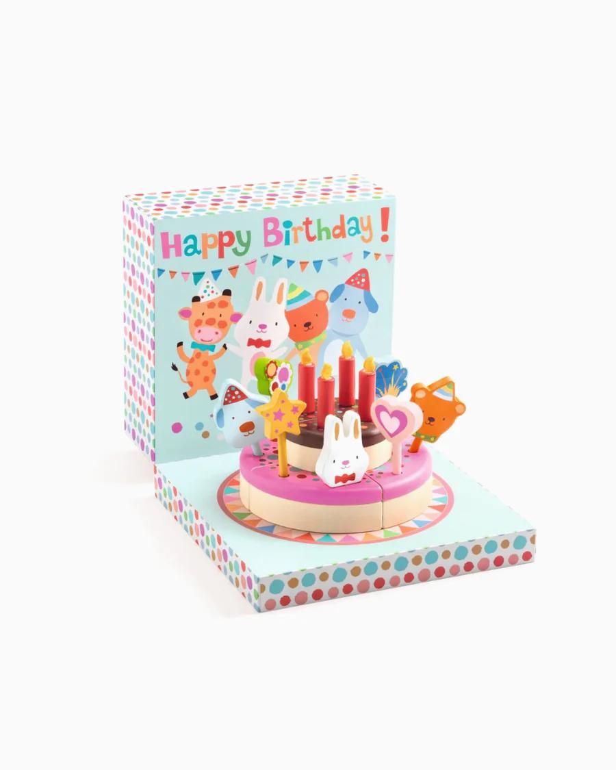 (PRE-ORDER) Djeco BIRTHDAY CAKE