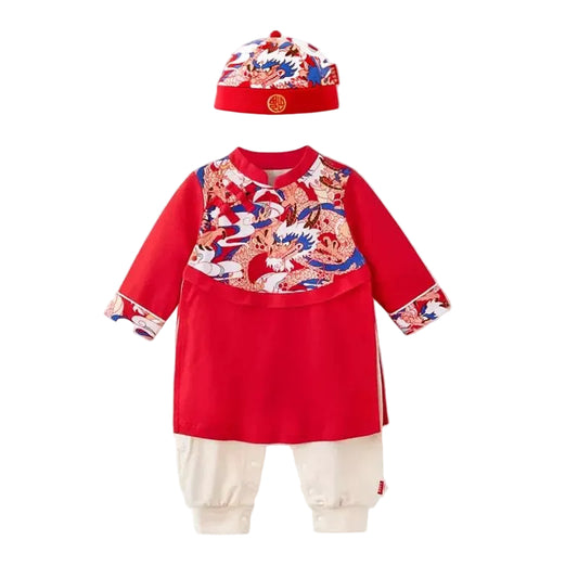(Pre-Order) Zhang Ming Fu Happy New Year Dragon Set (incl hat)