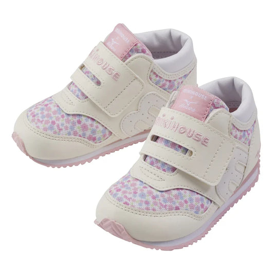 (Pre-Order) Mikihouse Mizuno collaboration second baby shoes white
