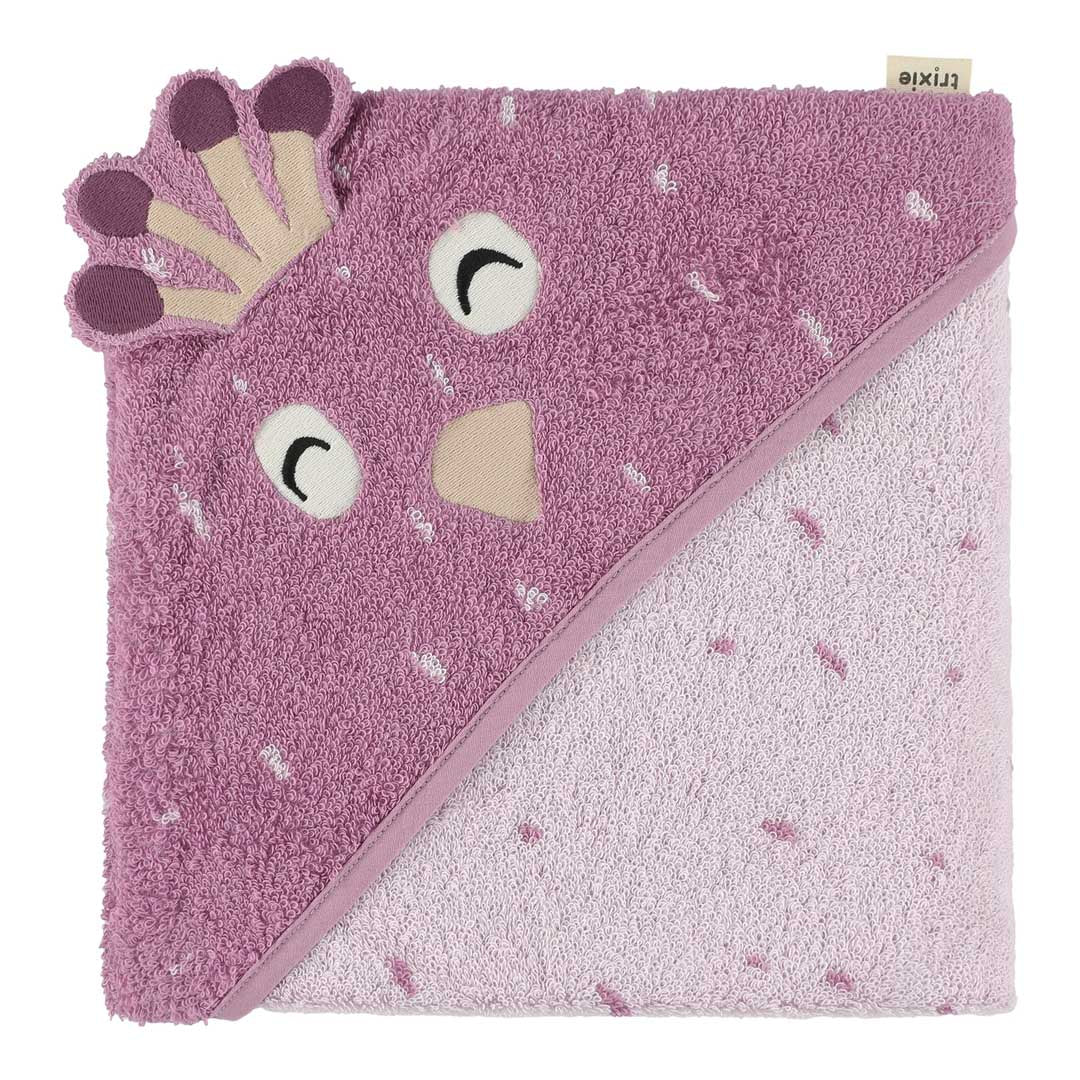 (Pre-Order)Trixie Hooded bath towel | 75x75cm - Mrs Peacock Mrs. Peacock