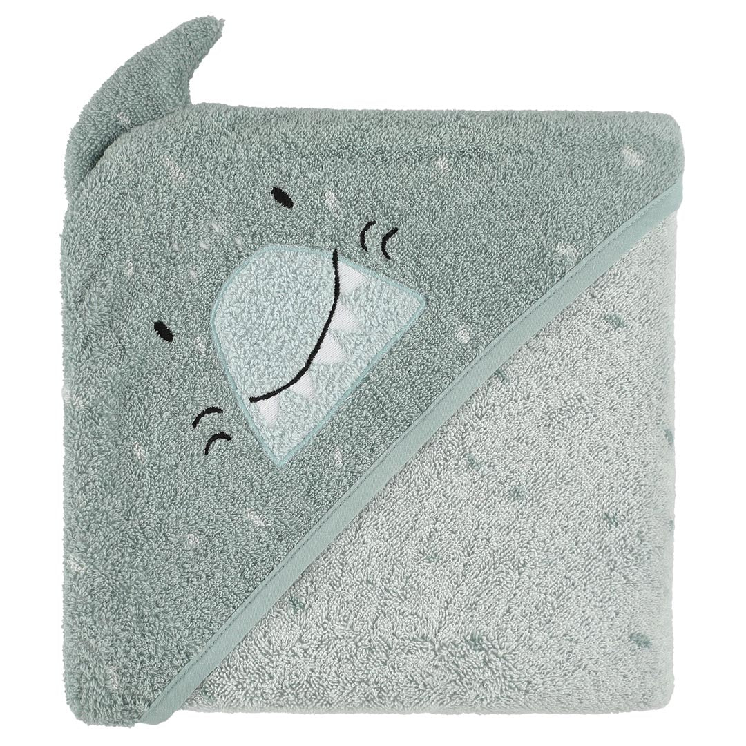(Pre-Order)Trixie Hooded bath towel | 75x75cm - Mr Shark