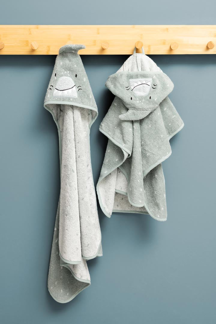 (Pre-Order)Trixie Hooded bath towel | 70x130cm - Mr. Shark