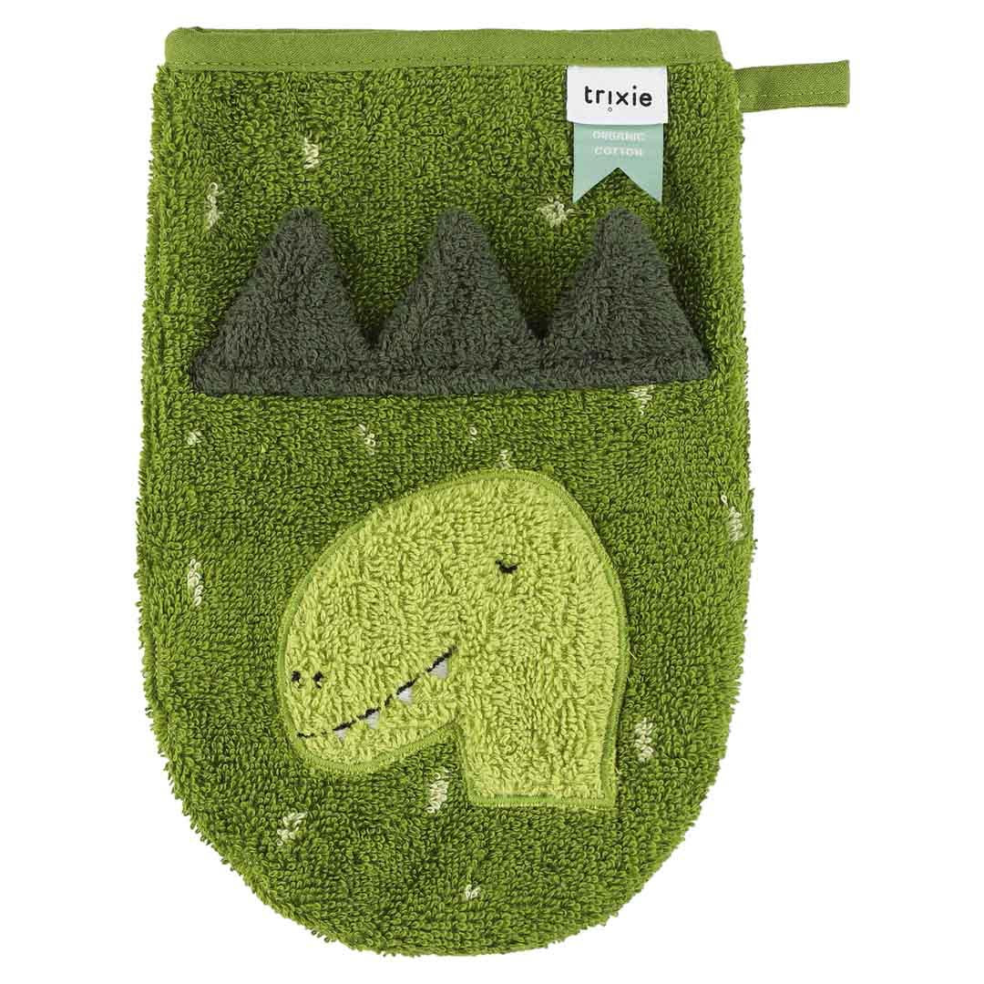 (Pre-Order)Trixie Wash mitt 2-pack | Mr. Dino - Mrs. Elephant