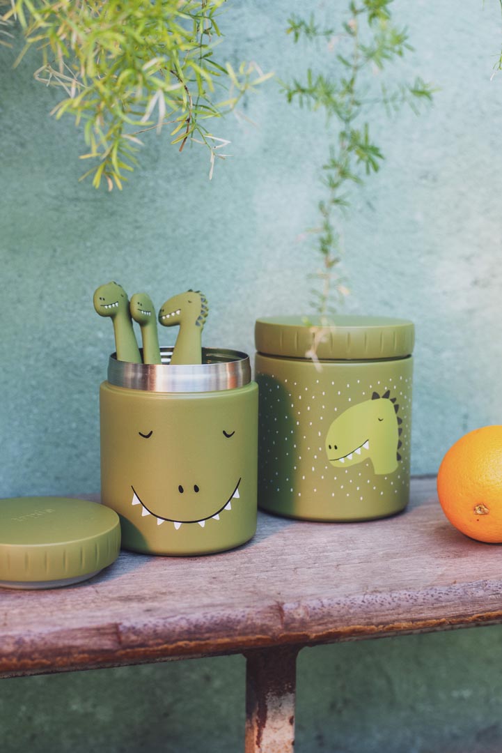 (Pre-Order) SALE Trixie Insulated food container 350 ml - Mr. Dino