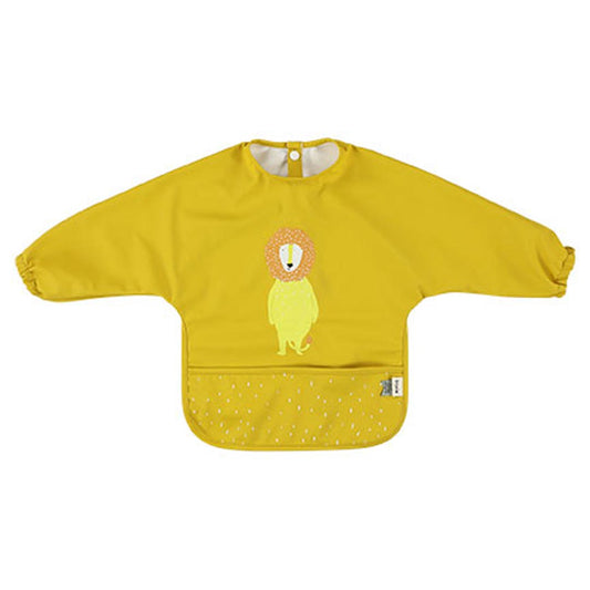 (Pre-Order) SALE Trixie Water-repellent bib with sleeves - Mr. Lion