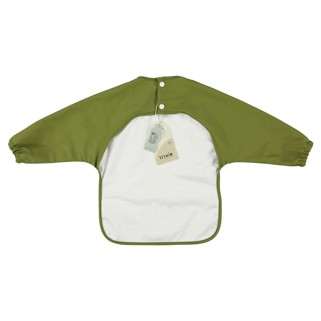 (Pre-Order) SALE Trixie Water-repellent bib with sleeves - Mr. Dino