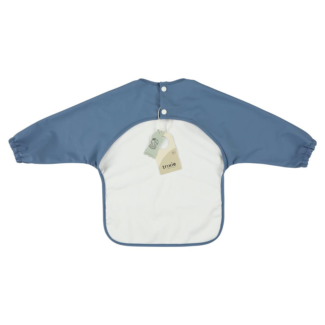 (Pre-Order)Trixie Water-repellent bib with sleeves - Mrs. Elephant