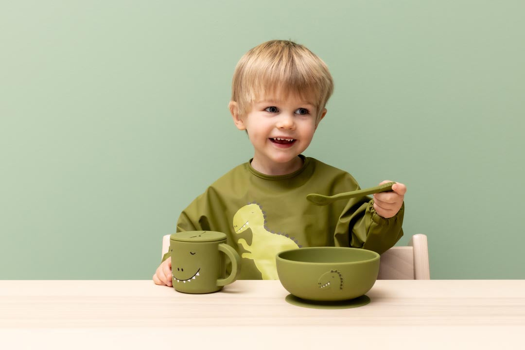 (Pre-Order) SALE Trixie Silicone bowl with suction cup - Mr. Dino