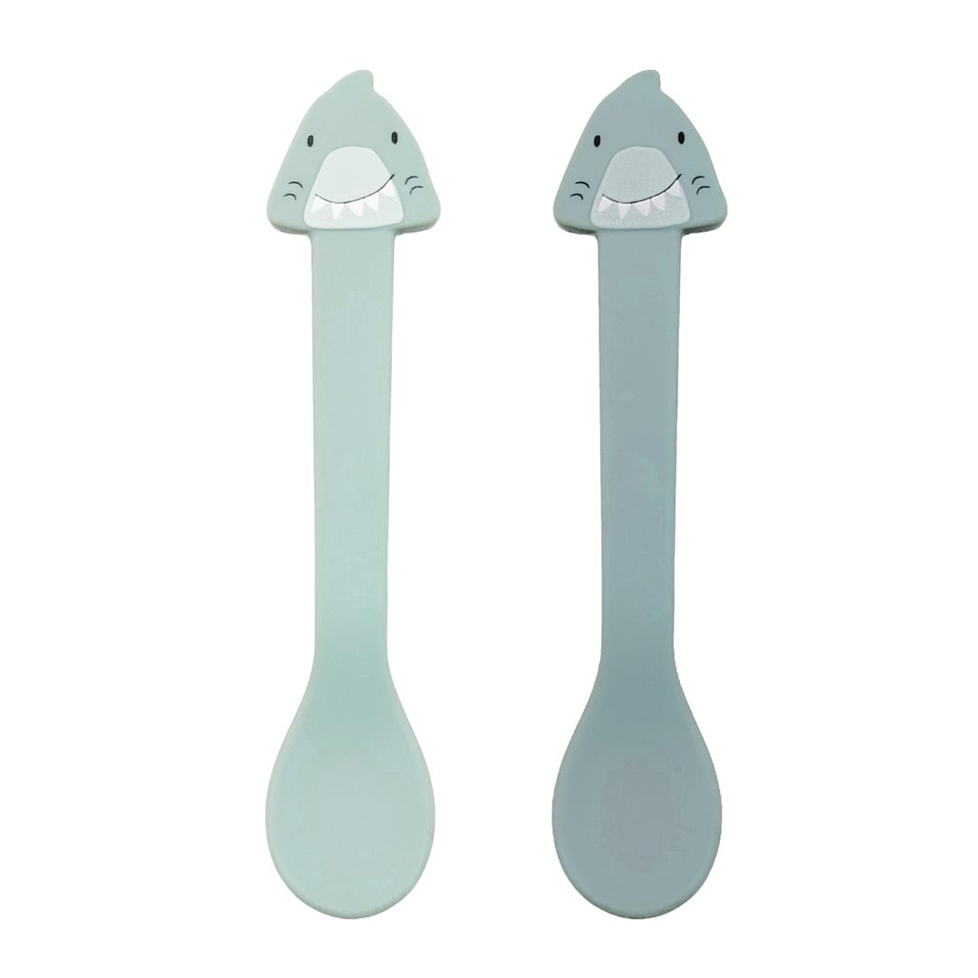 (Pre-Order)Trixie Silicone spoon 2-pack - Mr. Shark