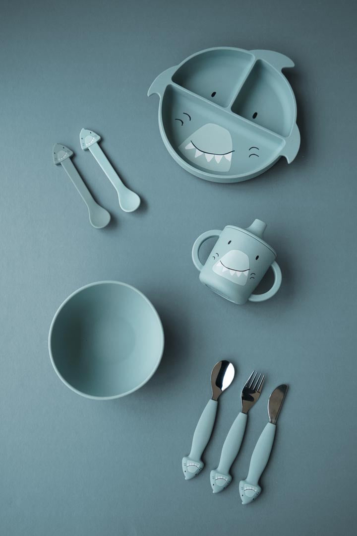 (Pre-Order)Trixie Silicone spoon 2-pack - Mr. Shark