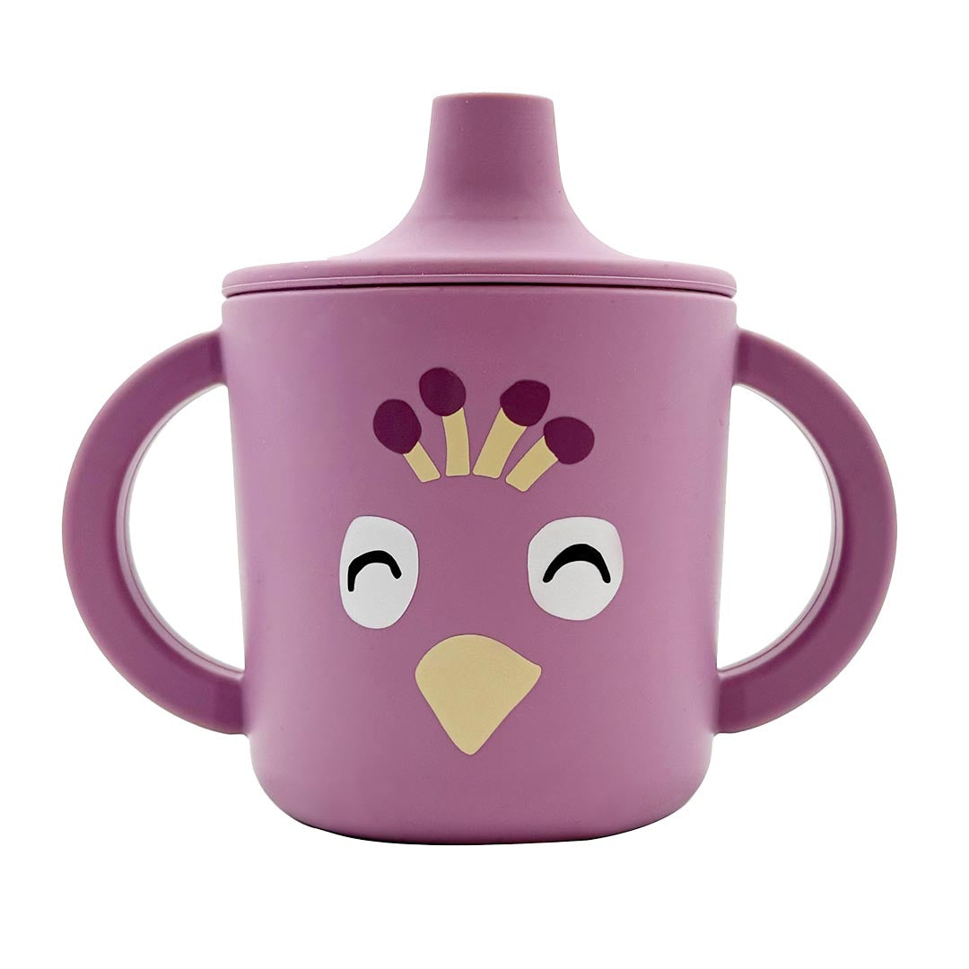 (Pre-Order) SALE Trixie Silicone learning cup - Mrs. Peacock