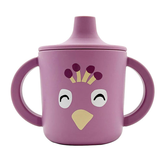 (Pre-Order) SALE Trixie Silicone learning cup - Mrs. Peacock