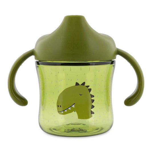 (Pre-Order) SALE Trixie Sippy cup with handles - Mr. Dino