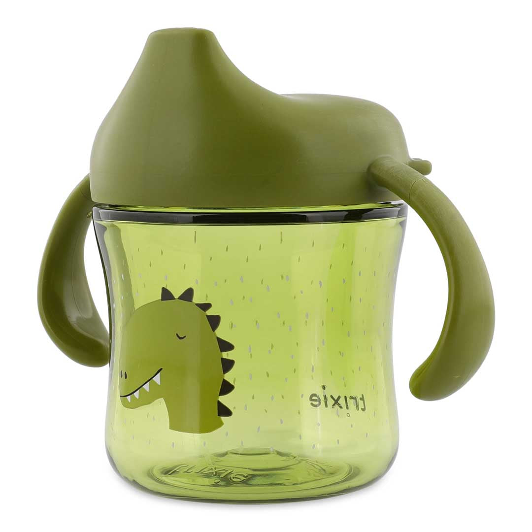 (Pre-Order) SALE Trixie Sippy cup with handles - Mr. Dino