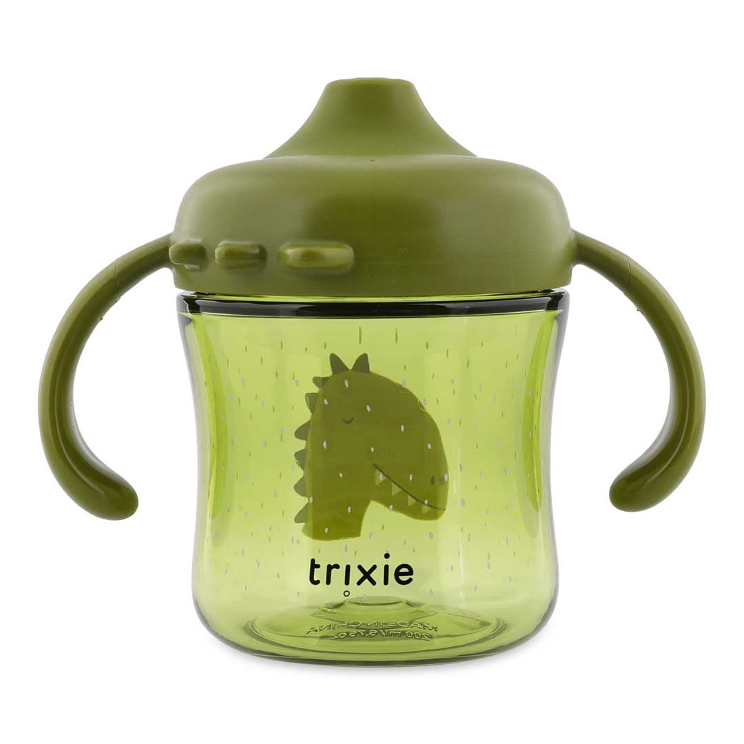 (Pre-Order) SALE Trixie Sippy cup with handles - Mr. Dino