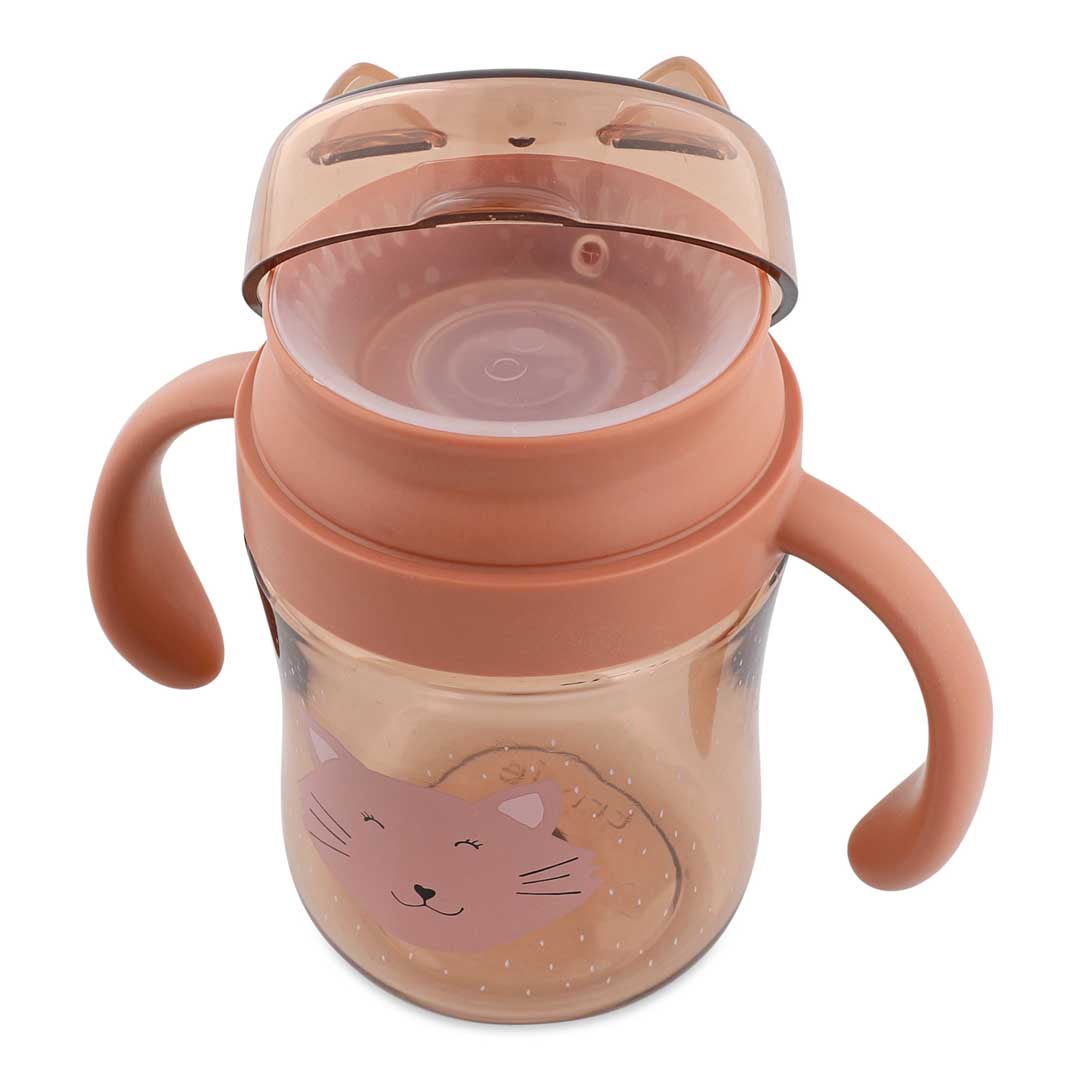 (Pre-Order) SALE Trixie 360° drinking cup with handles - Mrs. Cat