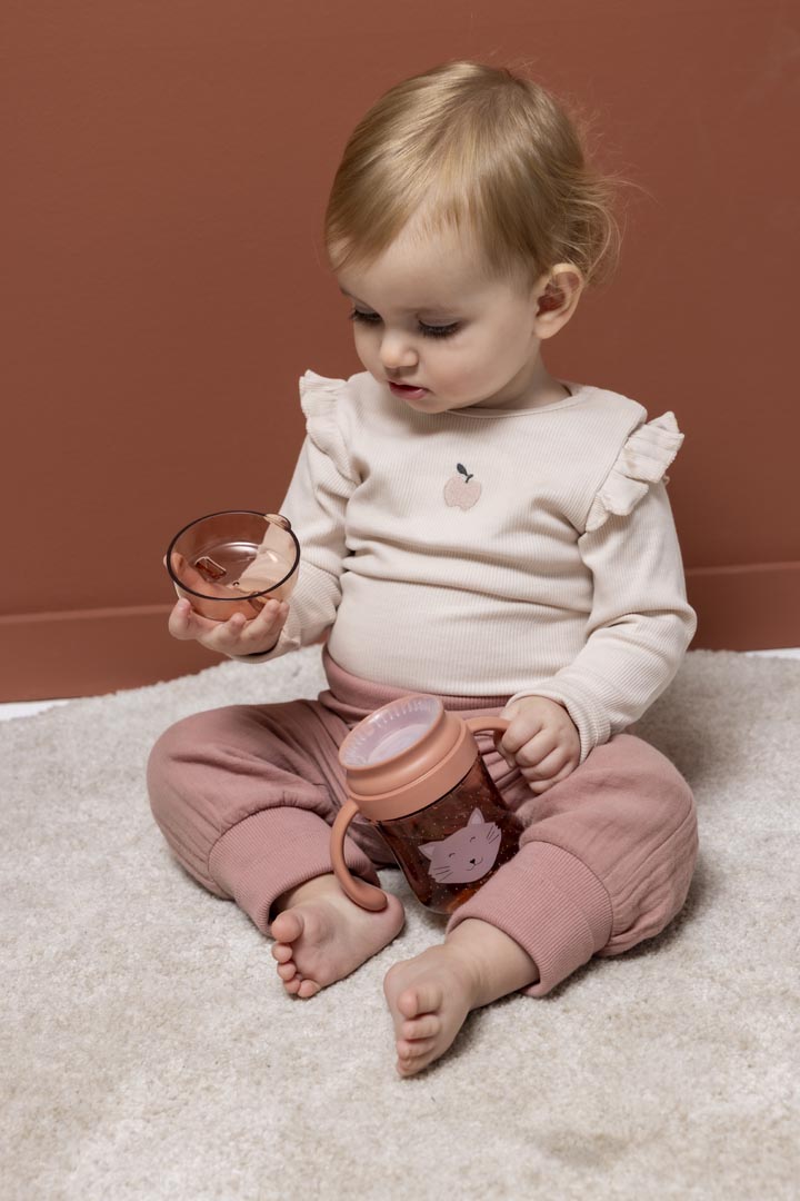 (Pre-Order) SALE Trixie 360° drinking cup with handles - Mrs. Cat
