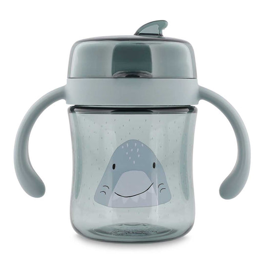 (Pre-Order)Trixie 360° drinking cup with handles - Mr. Shark
