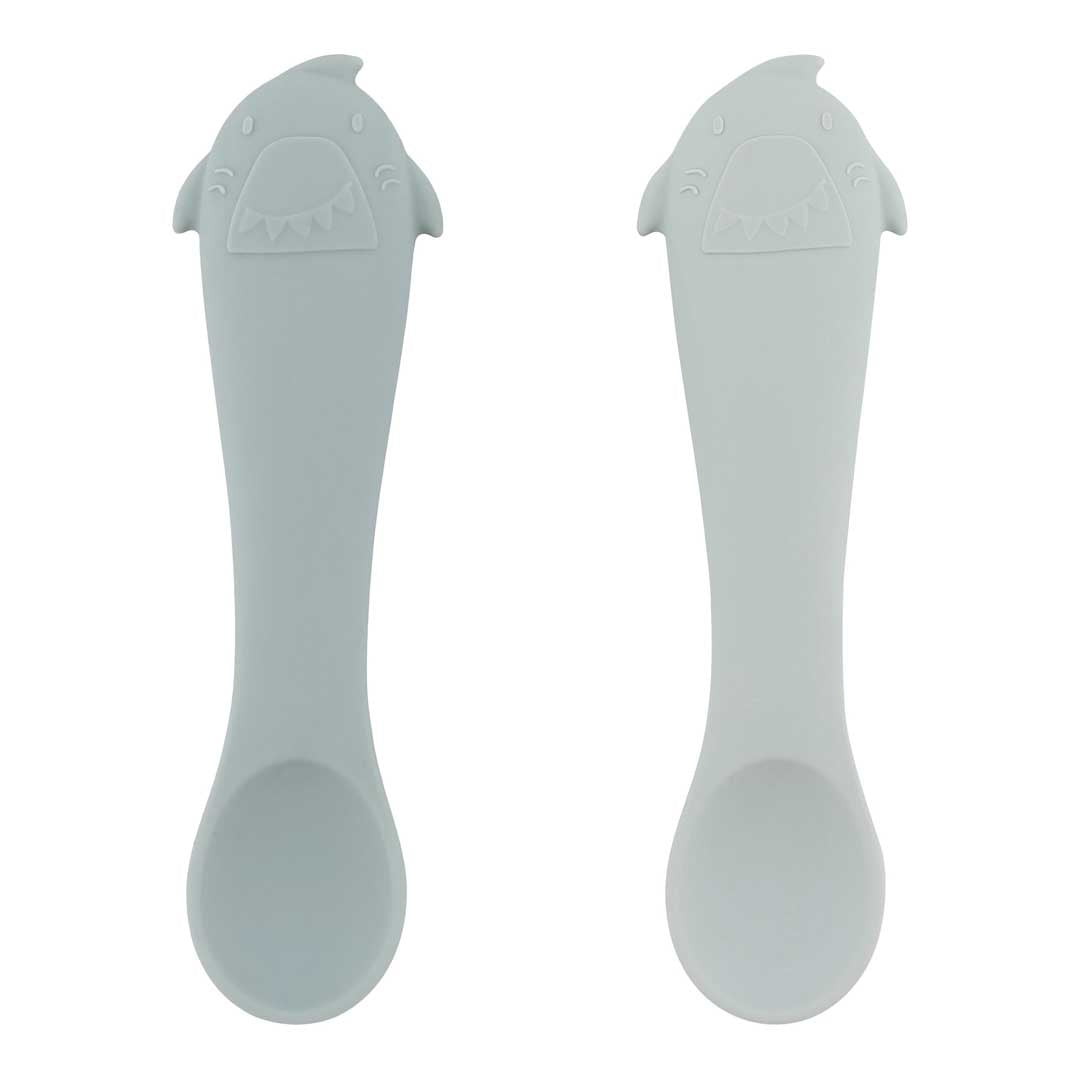 (Pre-Order)Trixie First baby spoons 2-pack - Mr. Shark