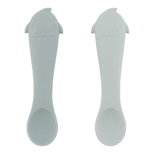 (Pre-Order)Trixie First baby spoons 2-pack - Mr. Shark