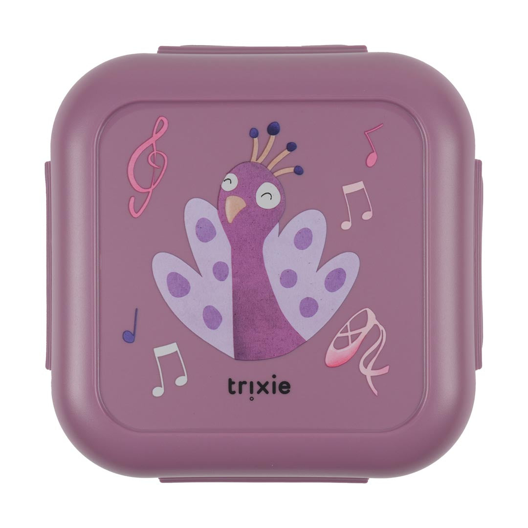 (Pre-Order) SALE Trixie Snack box with clips - Ballerina Mrs. Peacock