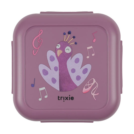 (Pre-Order) SALE Trixie Snack box with clips - Ballerina Mrs. Peacock