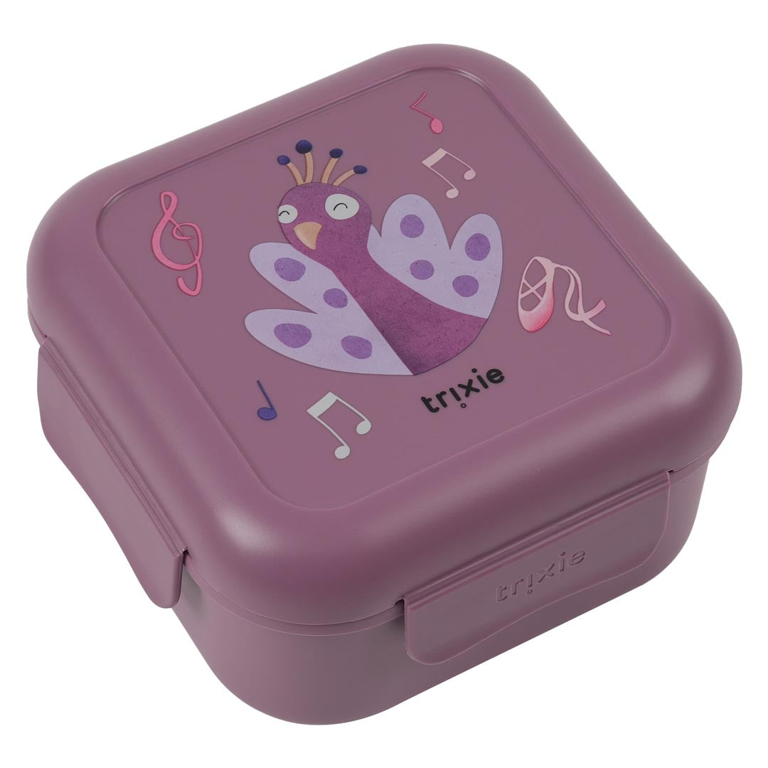 (Pre-Order) SALE Trixie Snack box with clips - Ballerina Mrs. Peacock