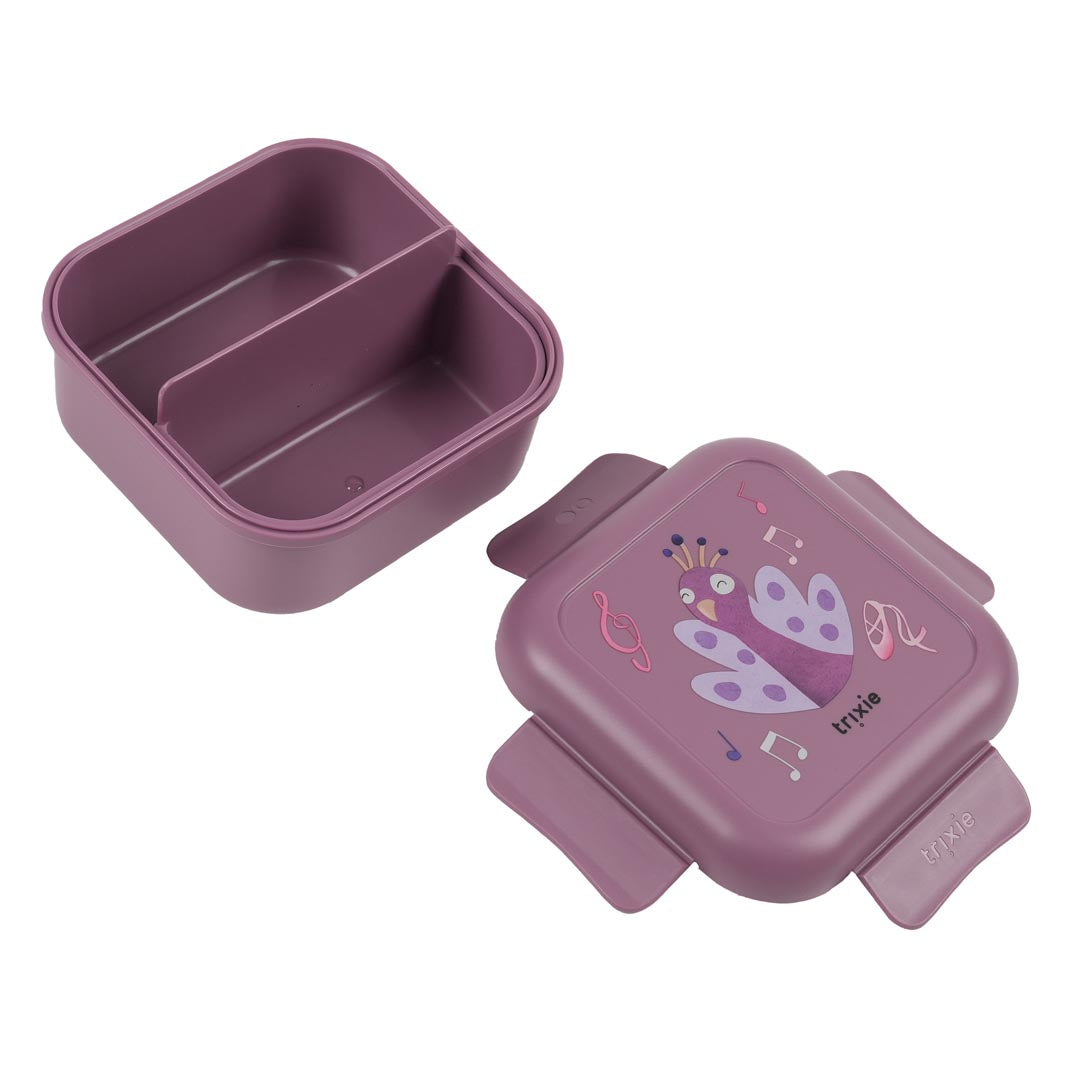 (Pre-Order) SALE Trixie Snack box with clips - Ballerina Mrs. Peacock