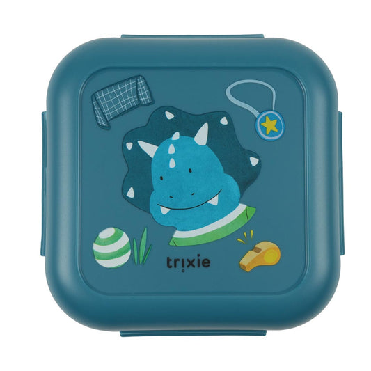 (Pre-Order) SALE Trixie Snack box with clips - Ballplayer Mr. Triceratops