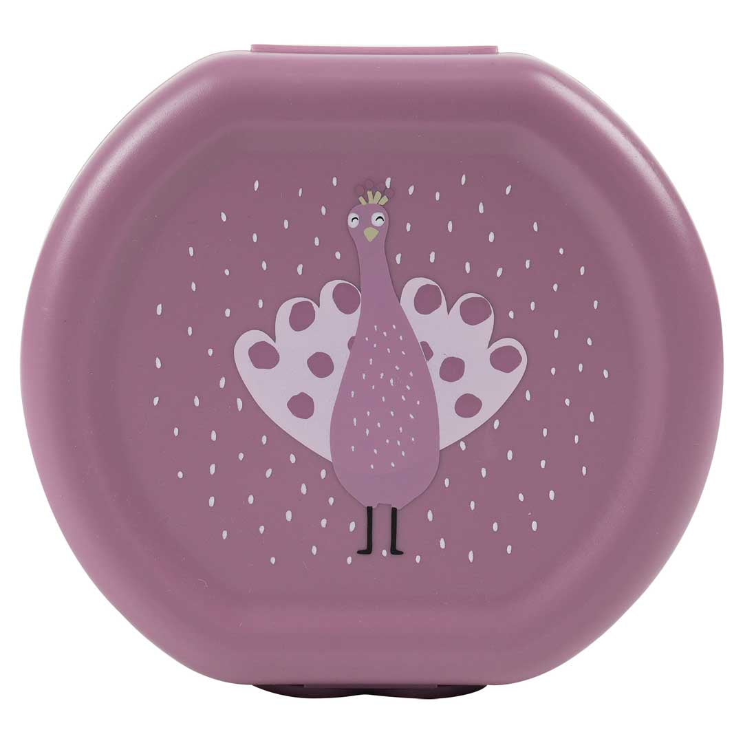 (Pre-Order) SALE Trixie Snack box with clip - set of 2 - Mrs. Peacock