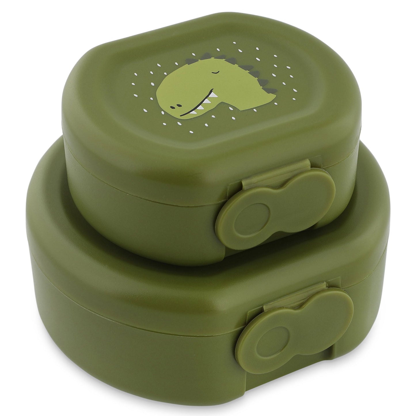(Pre-Order) SALE Trixie Snack box with clip - set of 2 - Mr. Dino