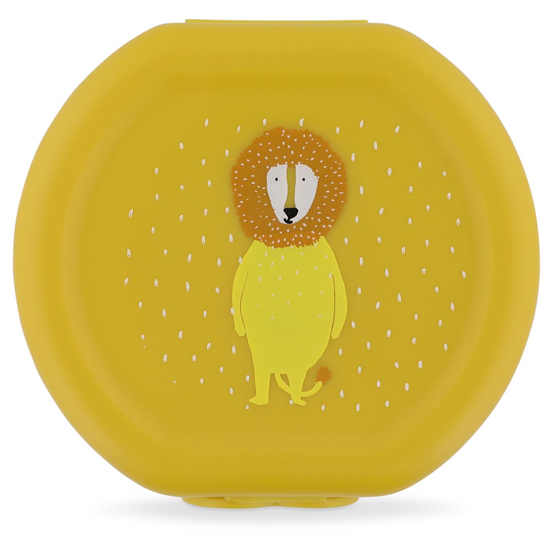 (Pre-Order) SALE Trixie Snack box with clip - set of 2 - Mr. Lion