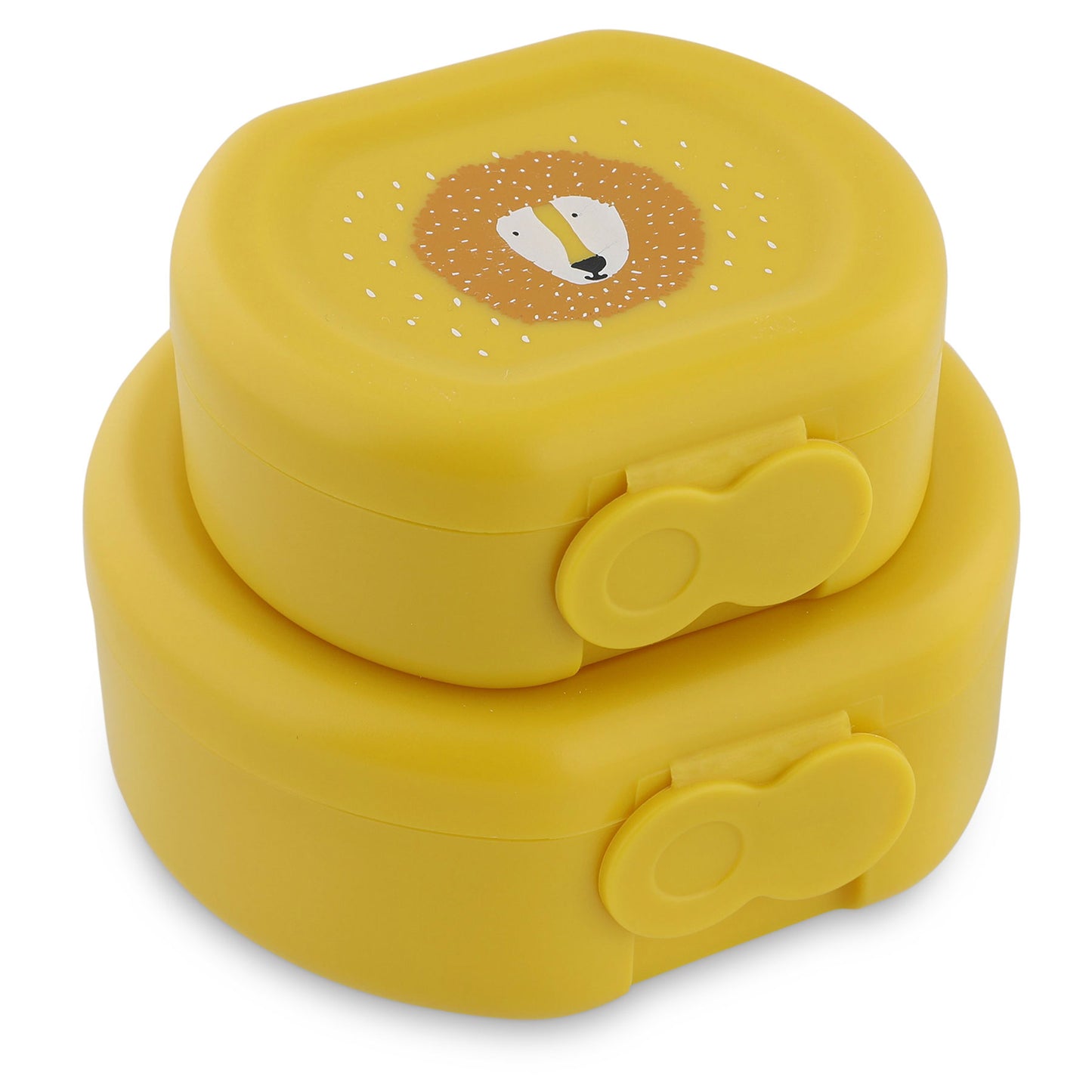 (Pre-Order) SALE Trixie Snack box with clip - set of 2 - Mr. Lion
