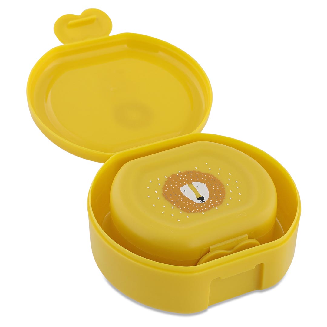 (Pre-Order) SALE Trixie Snack box with clip - set of 2 - Mr. Lion