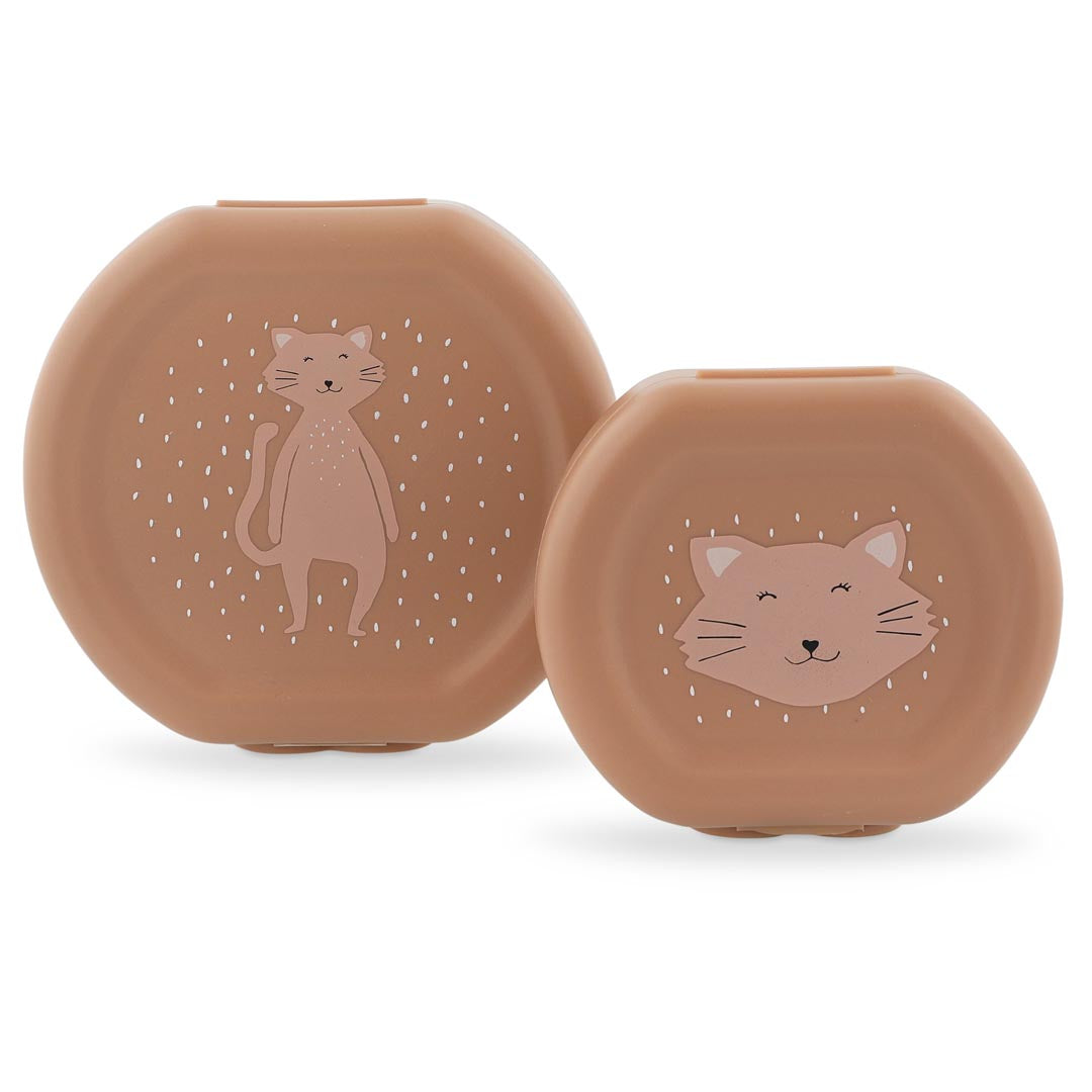 (Pre-Order) SALE Trixie Snack box with clip - set of 2 - Mrs. Cat