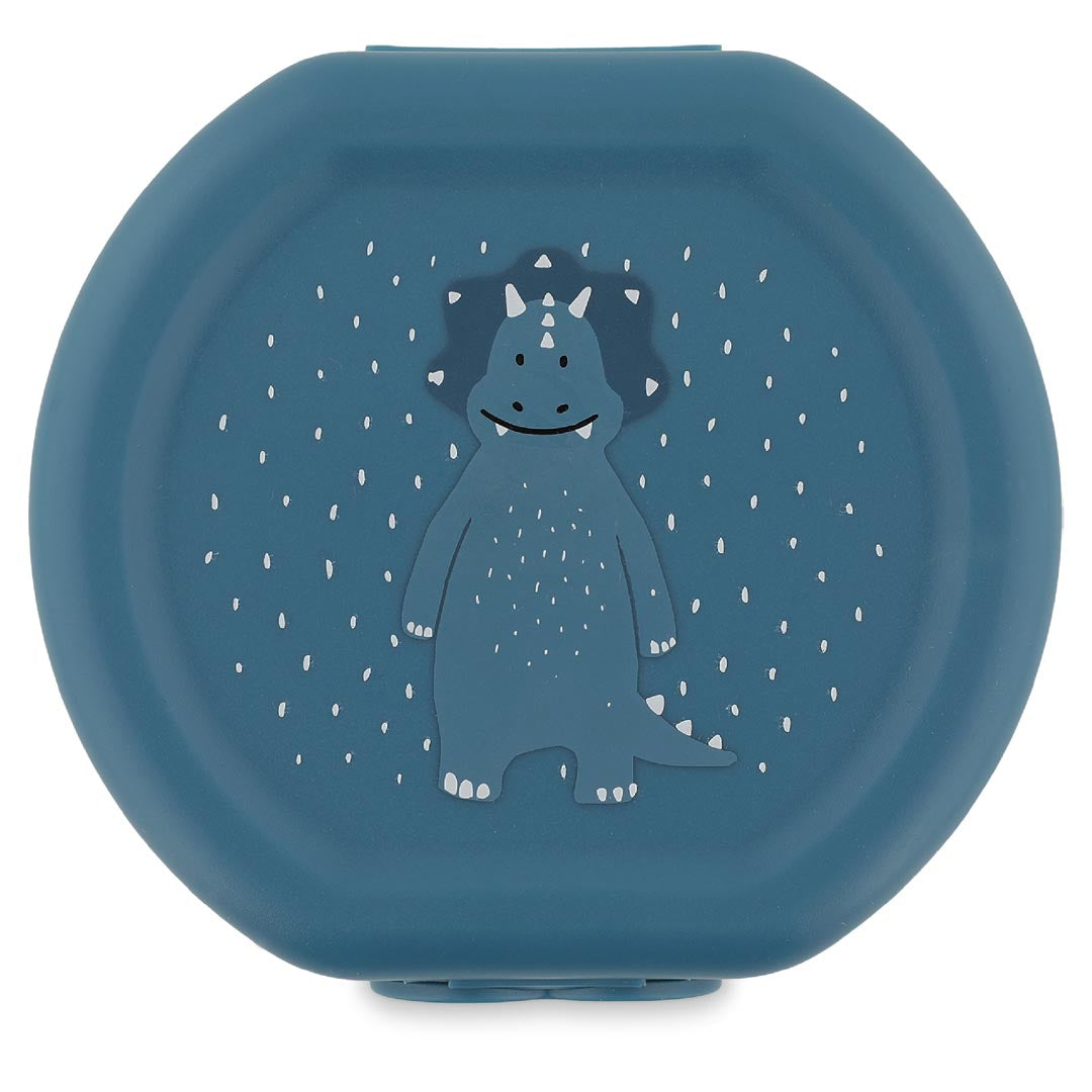 (Pre-Order) SALE Trixie Snack box with clip - set of 2 - Mr. Triceratops