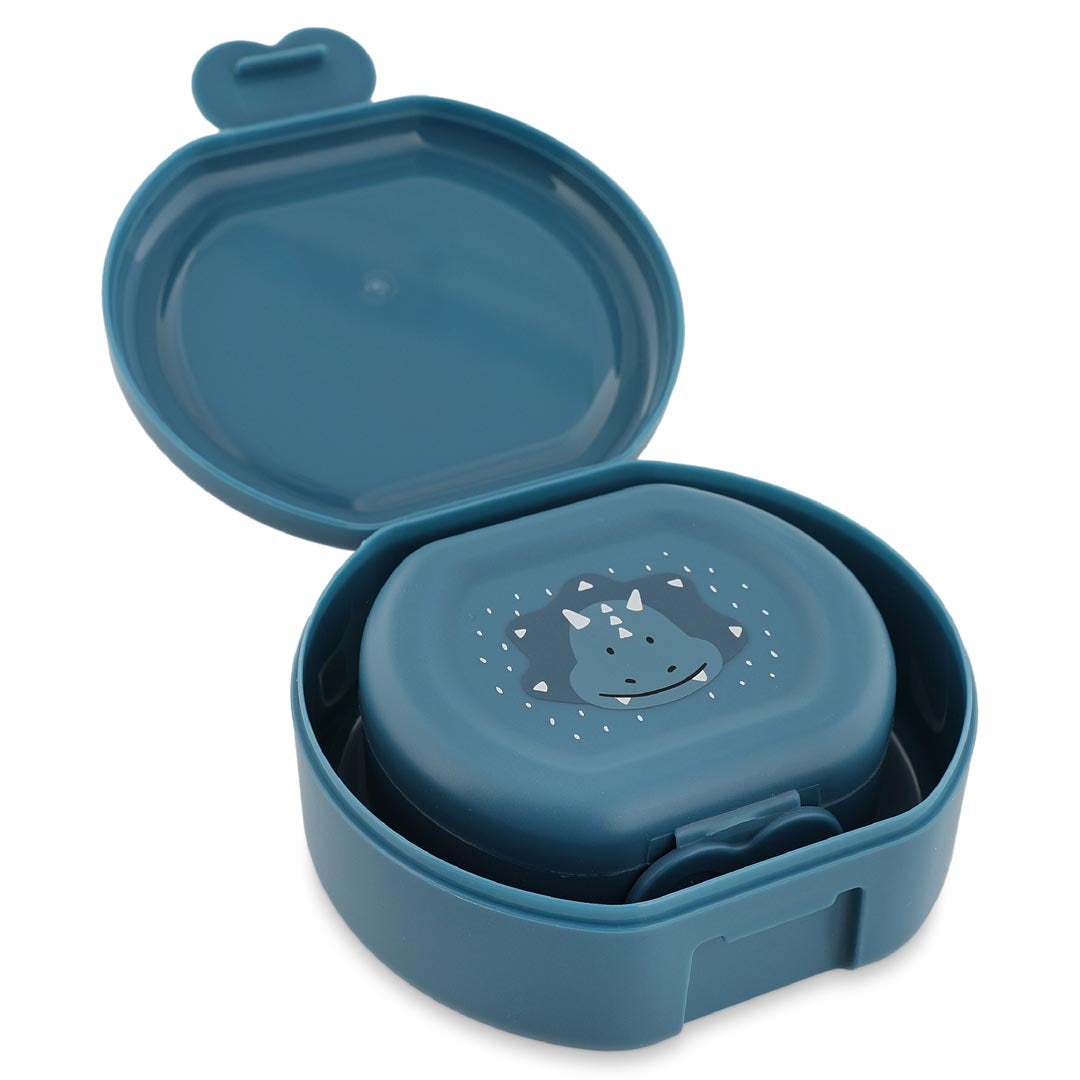 (Pre-Order) SALE Trixie Snack box with clip - set of 2 - Mr. Triceratops