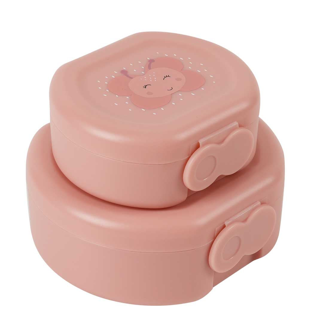(Pre-Order) SALE Trixie Snack box with clip - set of 2 - Mrs. Butterfly