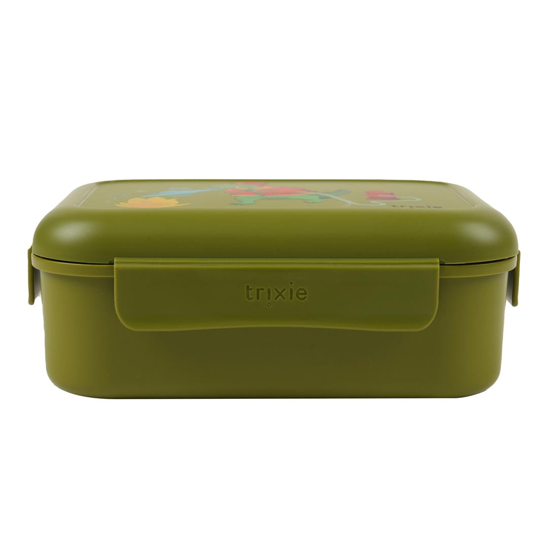 (Pre-Order) SALE Trixie Lunchbox with clips - Fireman Mr. Dino