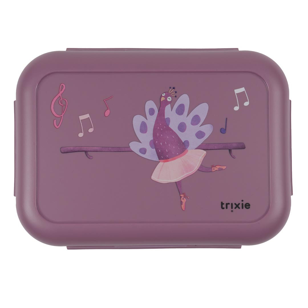(Pre-Order) SALE Trixie Lunchbox with clips - Ballerina Mrs. Peacock