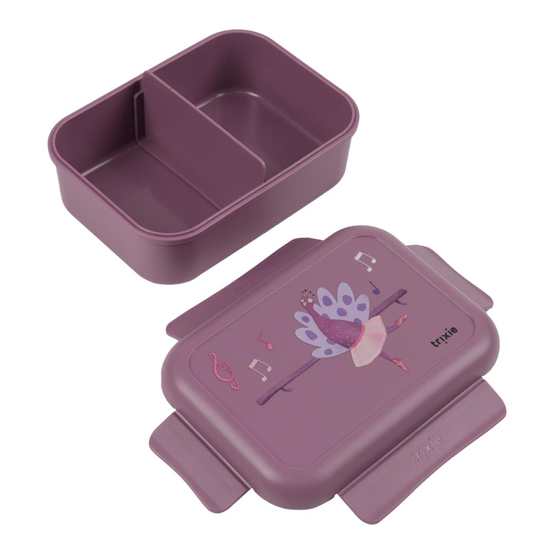 (Pre-Order) SALE Trixie Lunchbox with clips - Ballerina Mrs. Peacock