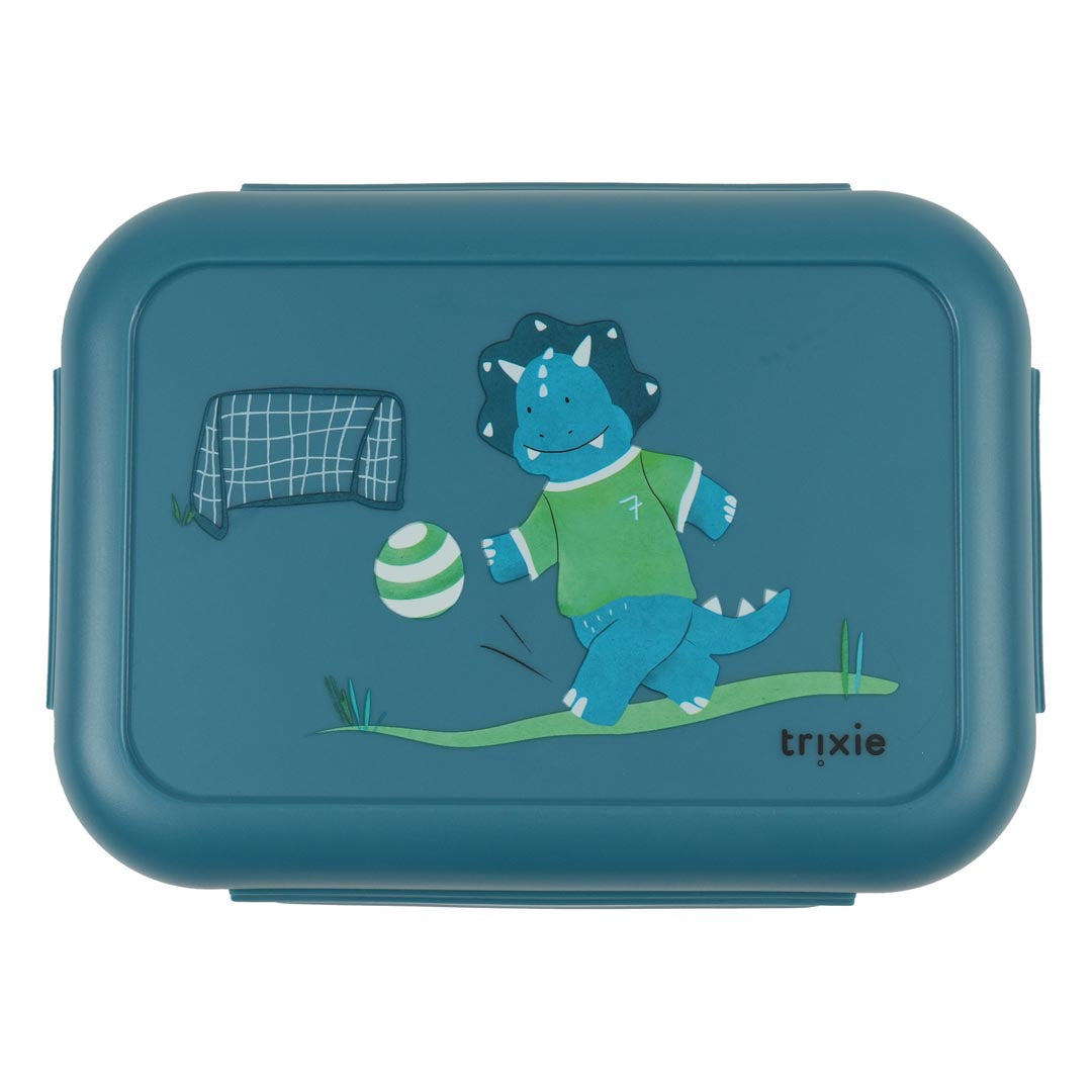 (Pre-Order) SALE Trixie Lunchbox with clips - Ballplayer Mr. Triceratops