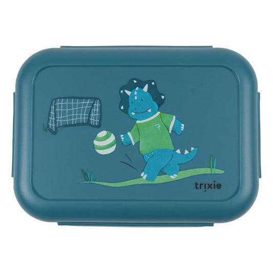 (Pre-Order) SALE Trixie Lunchbox with clips - Ballplayer Mr. Triceratops