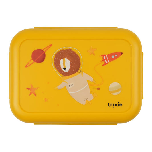 (Pre-Order) SALE Trixie Lunchbox with clips - Spaceman Mr. Lion
