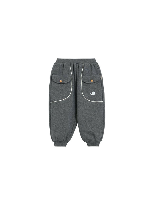 (Pre-Order) White Wheat Jogger Snail Pants